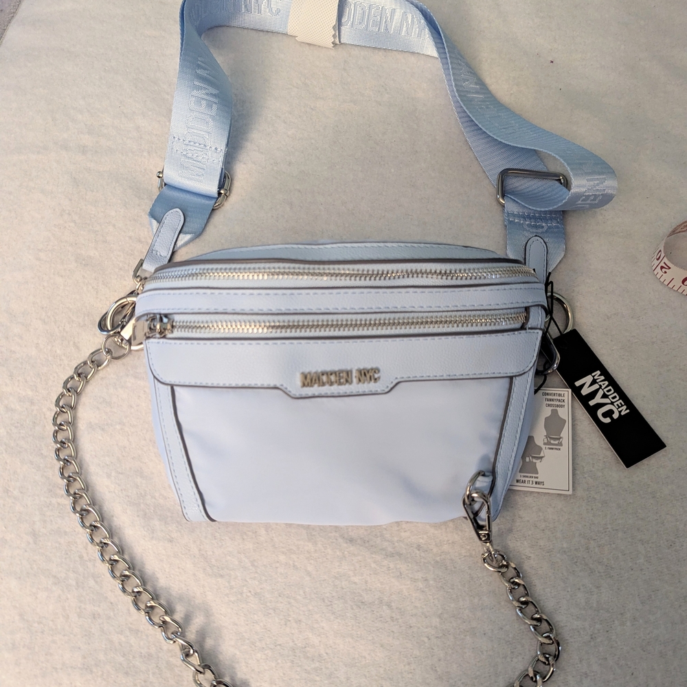 Madden NYC Sky Blue Crossbody Bag